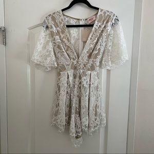NWT lace romper